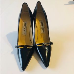 Jimmy Choo Patent Leather Mary Jane stilettos